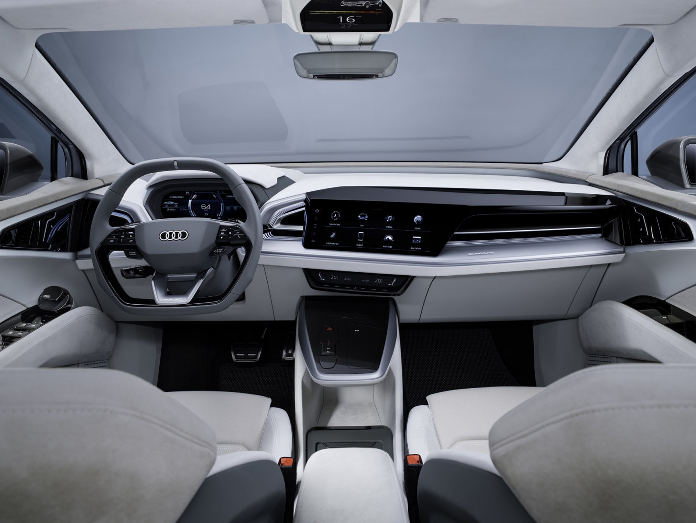 Audi Q4 e-tron binnen